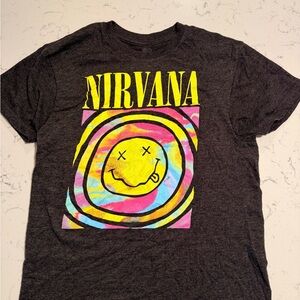 Nirvana Graphic Tee - Charcoal
